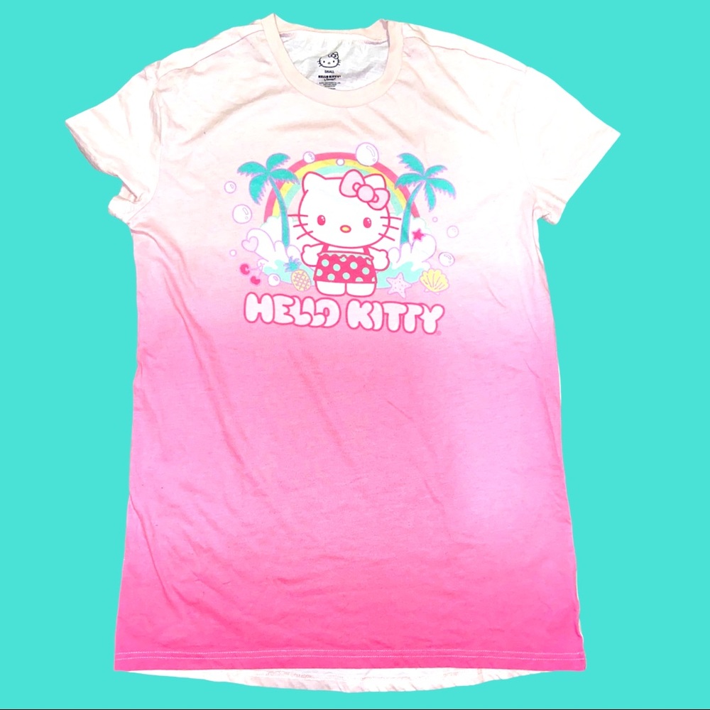 Hello Kitty pink vibes sleep shirt